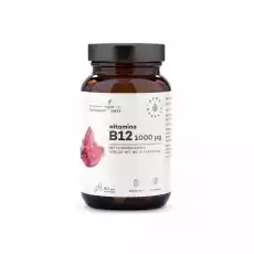 Aura Herbals Witamina B12 1000 µg metylokobalamina 90 kapsułek Sport i rekreacja Odżywki i suplementy