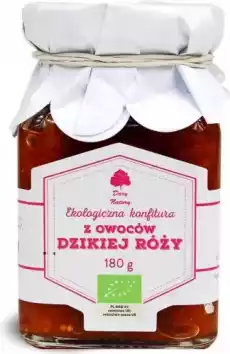 KONFITURA Z OWOCÓW DZIKIEJ RÓZY BIO 180 g DARY NATURY Artykuły Spożywcze Dżemy i konfitury