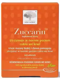 Zuccarin x 60 tabletek Sport i rekreacja Odżywki i suplementy Odżywki wspomagające odchudzanie