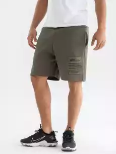 Krótkie Spodenki Dresowe Alpha Industries Patch Short LF Khaki Odzież obuwie dodatki Odzież męska Spodenki męskie