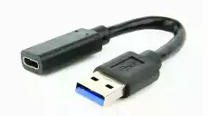 Gembird Adapter USB 31 A męski do USB C żeński 10 cm Komputery Akcesoria komputerowe Inne akcesoria komputerowe