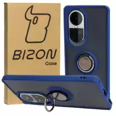 Etui Bizon Case Hybrid Ring do Oppo Reno 10 5G 10 Pro 5G granatowe Telefony i akcesoria Akcesoria telefoniczne Pokrowce i kabury do telefonów