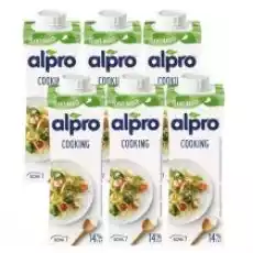 Alpro Cooking Produkt sojowy do celów kulinarnych zestaw 6 x 250 ml Artykuły Spożywcze Nabiał