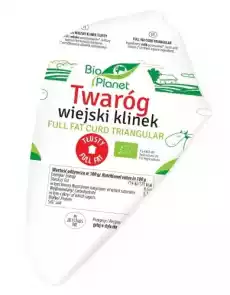 TWARÓG WIEJSKI KLINEK TŁUSTY BIO około 030 kg BIO PLANET Artykuły Spożywcze Nabiał