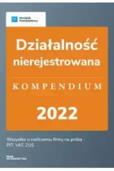 Działalność nierejestrowana kompendium 2022 Książki Audiobooki