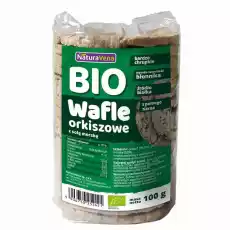 Wafle Orkiszowe z Solą Morską Bio 100 g NaturAvena Artykuły Spożywcze