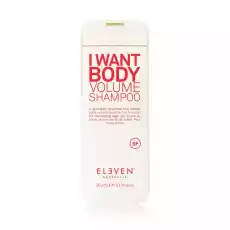 Eleven Australia I WANT BODY VOLUME SHAMPOO szampon dodający objętości 300 ml Zdrowie i uroda Kosmetyki i akcesoria Pielęgnacja i stylizacja włosów Szampony do włosów