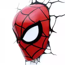 Lampka 3D LED Marvel Maska SpiderMan Dom i ogród