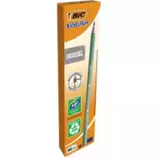 Bic Ołówek Evolution Eco bez gumki 12 szt Biuro i firma Akcesoria biurowe Artykuły papiernicze Ołówki