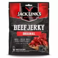 Jack Links Suszona wołowina protein Beef Jerky Original 70 g Artykuły Spożywcze Wędliny