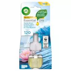 Air Wick Essential Oils wkład do elektrycznego odświeżacza Morska Bryza i Kwiat Lotosu 19ml Dom i ogród Wyposażenie wnętrz Odświeżacze powietrza