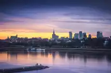 Warszawa Panorama plakat premium Wymiar do wyboru 30x20 cm Dom i ogród Wyposażenie wnętrz Dekoracja Obrazy i plakaty