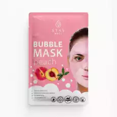 Deep Cleansing Bubble Mask głęboko oczyszczająca maska bąbelkowa do twarzy Peach 20g Zdrowie i uroda Kosmetyki i akcesoria Pielęgnacja twarzy Maseczki