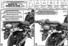 Kappa TK351 Stelaż sakw Yamaha Fz 6 Fz 600 Fazer 0408 Motoryzacja Części motocyklowe