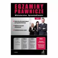 Egzaminy Prawnicze Ministertwa Sprawiedliwości 2013 Książki Podręczniki i lektury