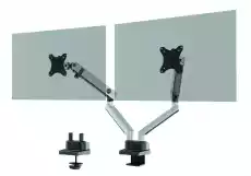 Uchwyt SELECT PLUS z ramieniem do 2 monitorów z mocowaniem do stołu Komputery Monitory Akcesoria do monitorów