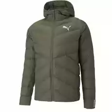 Kurtka zimowa męska Puma PWRWARM PACKLITE HD 600 DOWN khaki 58770344 Odzież obuwie dodatki Odzież wierzchnia Kurtki i okrycia zimowe