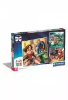 Puzzle 3x48 el Super Kolor DC Justice League Dla dziecka Zabawki Puzzle