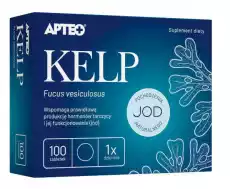 Apteo Kelp x 100 tabletek Sport i rekreacja Odżywki i suplementy Witaminy i minerały