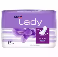 Seni Lady Plus wkładki urologiczne 15 sztuk Zdrowie i uroda Zdrowie FarmaceutykiLeki