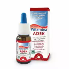 Witamina ADEK Kompleks Witamin AD3EK2MK7 20 ml Dr Jacobs Artykuły Spożywcze