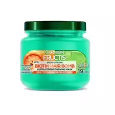 Fructis Grow Strong Biotin Hair Bomb wzmacniająca maska do włosów 320ml Zdrowie i uroda Kosmetyki i akcesoria Pielęgnacja i stylizacja włosów Maski do włosów