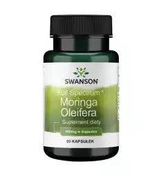 Swanson FS Moringa Oleifera Moringa Olejodajna 400 mg 60 kapsułek Sport i rekreacja Odżywki i suplementy