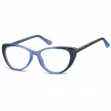 Okulary oprawki korekcyjne Kocie Oczy zerówki Sunoptic CP138C gradient niebieski Odzież obuwie dodatki Galanteria i dodatki Okulary