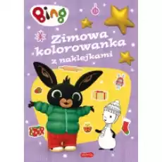 Bing Zimowa kolorowanka z naklejkami Książki Dla dzieci