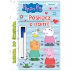 Peppa Pig Poskacz z nami Zadania do ścierania Książki Dla dzieci