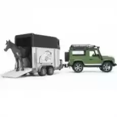 Land Rover z przyczepą dla konia i figurką konia Dla dziecka Zabawki Rowerki i inne pojazdy dla dzieci