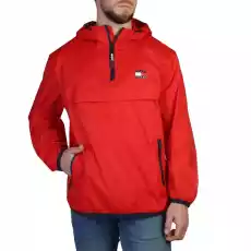 Markowa kurtka Tommy Hilfiger model DM0DM15906 kolor Czerwony Odzież męska Sezon WiosnaLato Odzież obuwie dodatki