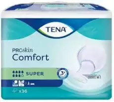 TENA Comfort ProSkin Super x 36 sztuk Zdrowie i uroda Kosmetyki i akcesoria Pielęgnacja ciała Higiena intymna Środki higieniczne