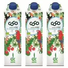 3 x Coconut Milk Napój Kokosowy Do Picia Bio 1 l Coco Artykuły Spożywcze