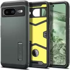 Etui Spigen Tough Armor do Google Pixel 8 zielone Telefony i akcesoria Akcesoria telefoniczne Pokrowce i kabury do telefonów