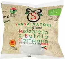 MOZZARELLA Z MLEKA BAWOLEGO 1 kulka w foli BIO 350 g BIOLOGICA Artykuły Spożywcze Nabiał