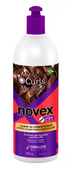 Novex My Curls Intense odżywka bez spłukiwania do włosów mocno kręconych 500g Zdrowie i uroda Kosmetyki i akcesoria Pielęgnacja i stylizacja włosów