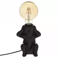 Ceramiczna lampka nocna Monkey Oreille Dom i ogród Wyposażenie wnętrz Oświetlenie Lampy stołowe