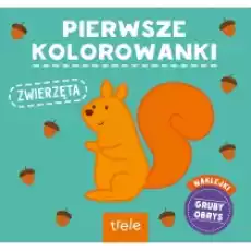 Pierwsze kolorowanki Zwierzęta Książki Dla dzieci