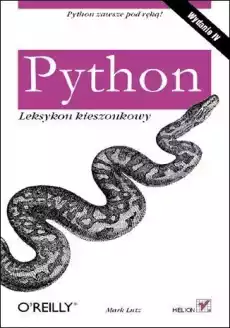 Python Leksykon kieszonkowy wyd 4 kieszonkowe Książki Informatyka