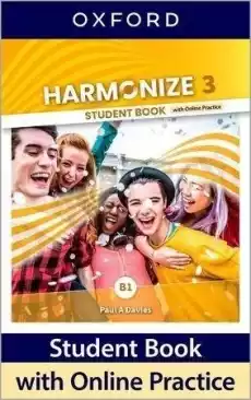 Harmonize 3 SB with Online Practice Książki Podręczniki w obcych językach Język angielski