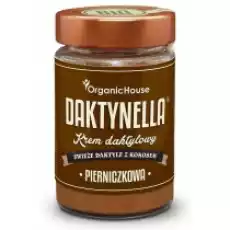 Organic House Krem kokosowo daktylowy pierniczkowy bezglutenowy 190 g Bio Artykuły Spożywcze Pasty i smarowidła