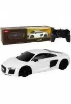 Auto RC Audi R8 Rastar 124 białe Dla dziecka Zabawki Rowerki i inne pojazdy dla dzieci