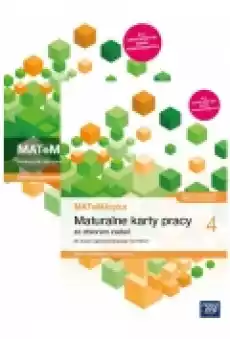 MATeMAtyka 4 Podręcznik i maturalne karty pracy dla liceum i technikum Zakres podstawowy i rozszerzony Książki Podręczniki i lektury