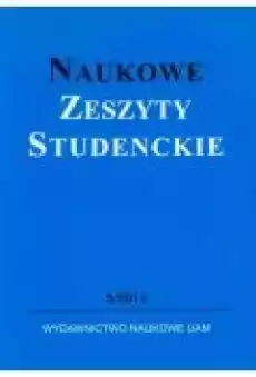 Naukowe Zeszyty Studenckie 5 2013 Książki Podręczniki i lektury