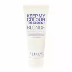 Eleven Australia KEEP MY COLOUR BLONDE TREATMENT kuracja do włosów blond 200 ml Zdrowie i uroda Kosmetyki i akcesoria Pielęgnacja i stylizacja włosów Maski do włosów