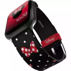 Silikonowy pasek Disney Minnie Mouse Polka Noir do Apple Watch 49454442mm oraz 414038mm czarny Telefony i akcesoria Akcesoria telefoniczne Pokrowce i kabury do telefonów