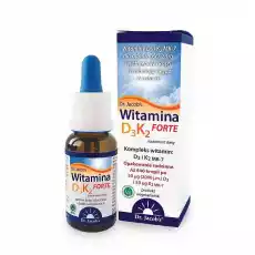 Witamina D3 K2 Forte 20 ml Dr Jacobs Artykuły Spożywcze