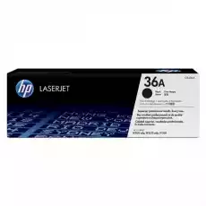 Oryginalny czarny toner HP 36A CB436A Komputery Drukarki i skanery Akcesoria do drukarek i skanerów