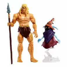 Zestaw 2 figurek Masters of the Universe Revelation Masterverse Deluxe Savage HeMan amp Orko 2022 Dom i ogród